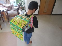 お菓子のランドセル!