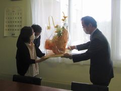 室蘭市より慰労品