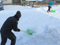 雪かきレンジャー活動開始!
