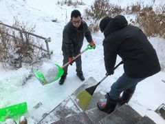 雪かきレンジャー活動開始!